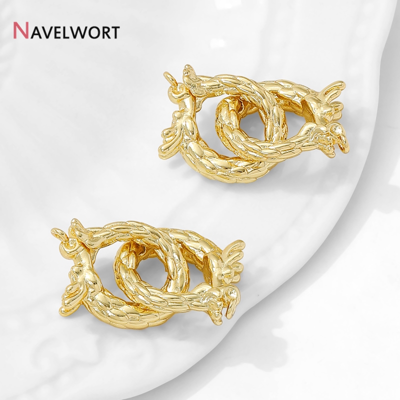 14K Gold Plated Brass Dragon S - Art Craft Ideas recension och pris
