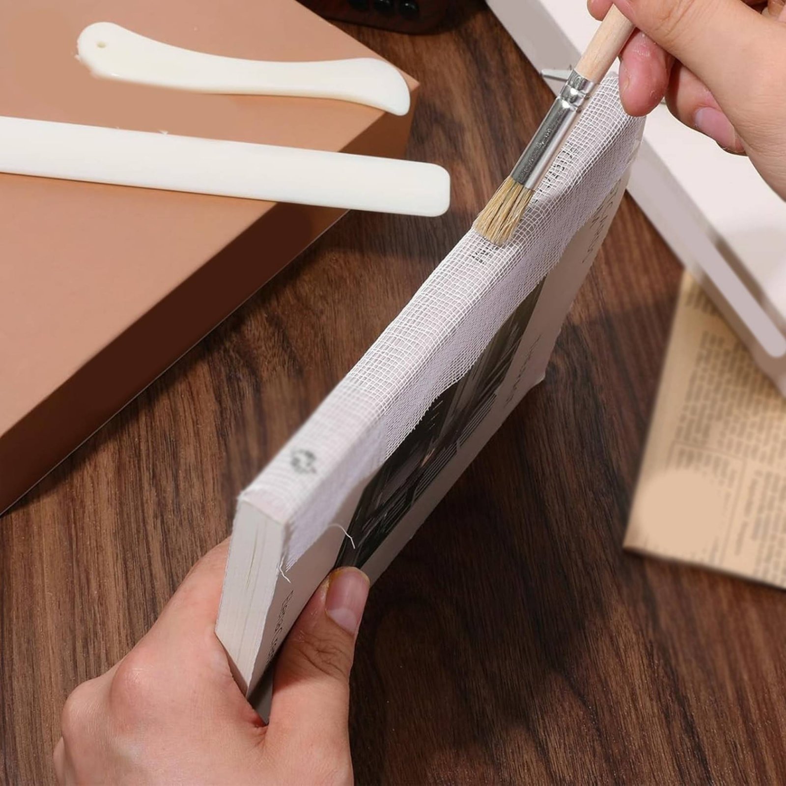 4 Pieces Bookbinding Cloth and - Bookbinding Supply Kit recension och pris