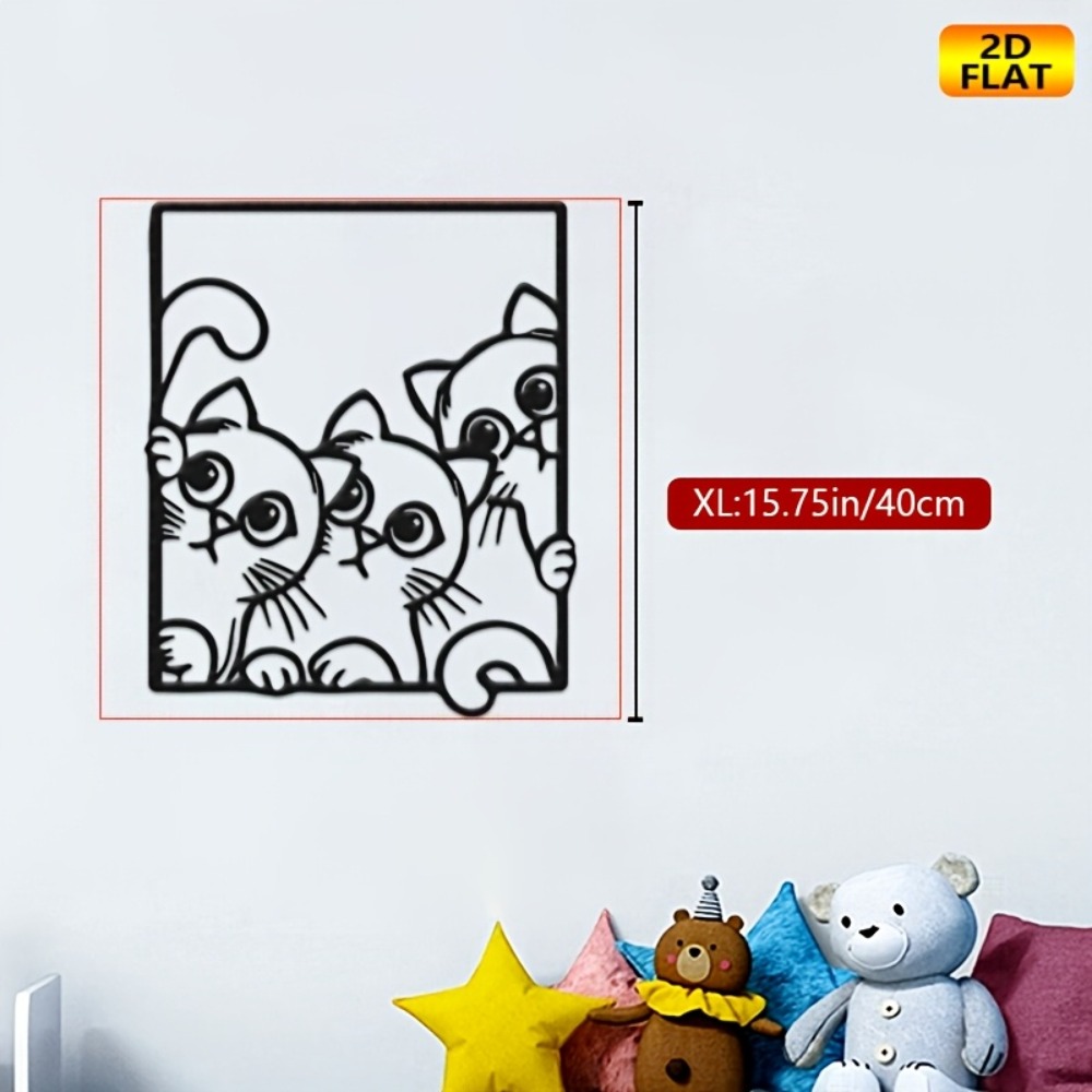 CIFBUY Metal Wall Art Creative - Art Craft Cat recension och pris