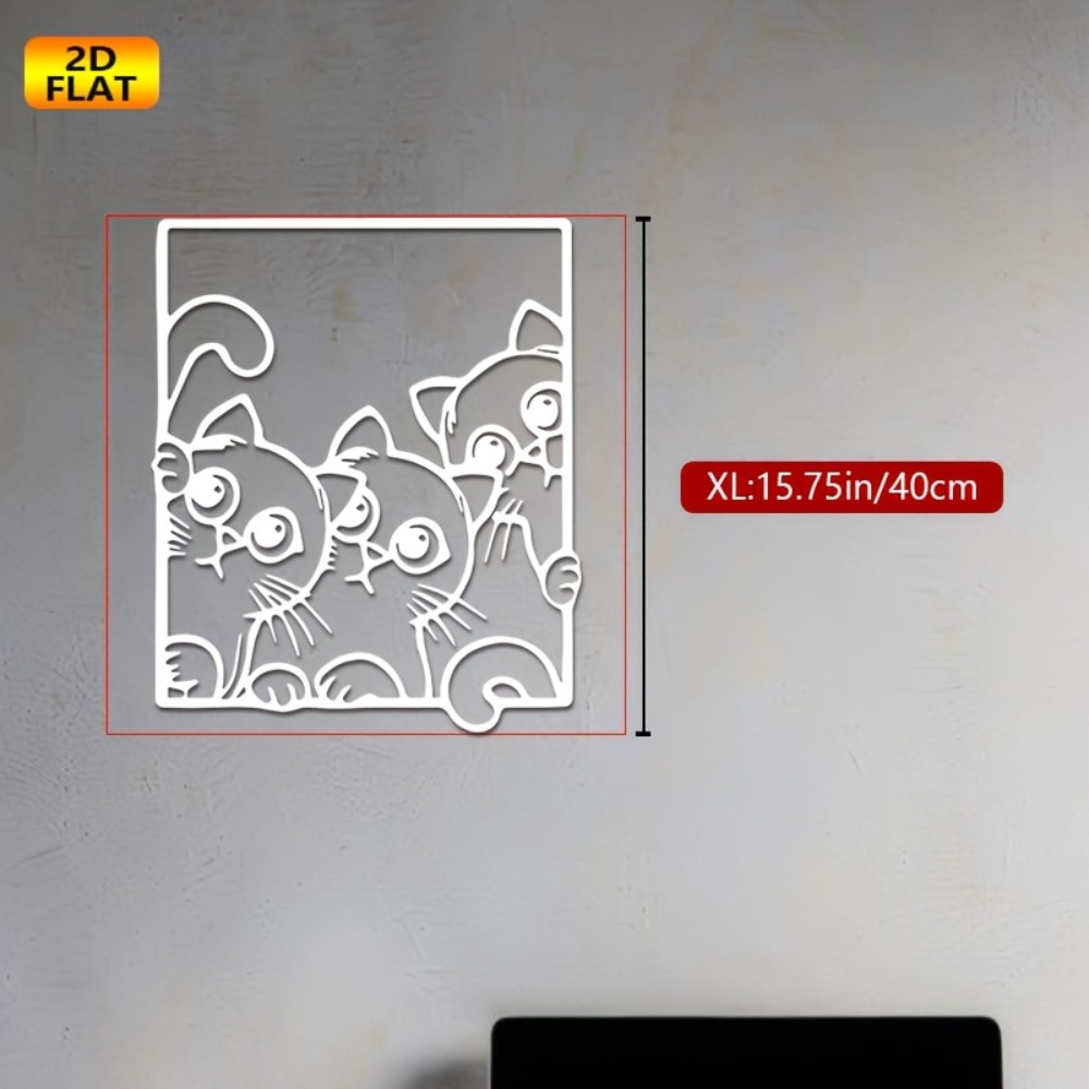 CIFBUY Metal Wall Art Creative - Art Craft Cat recension och pris