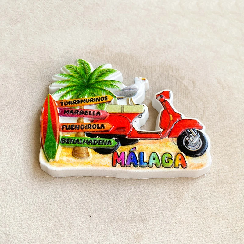 Malaga, Spain Travel souvenirs - Art Craft Magnet recension och pris