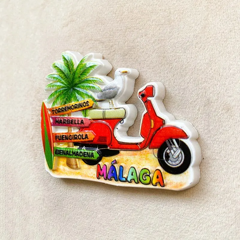 Malaga, Spain Travel souvenirs - Art Craft Magnet recension och pris
