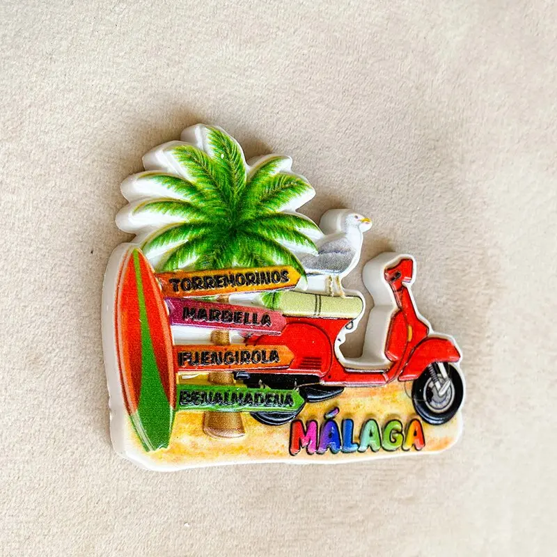 Malaga, Spain Travel souvenirs - Art Craft Magnet recension och pris