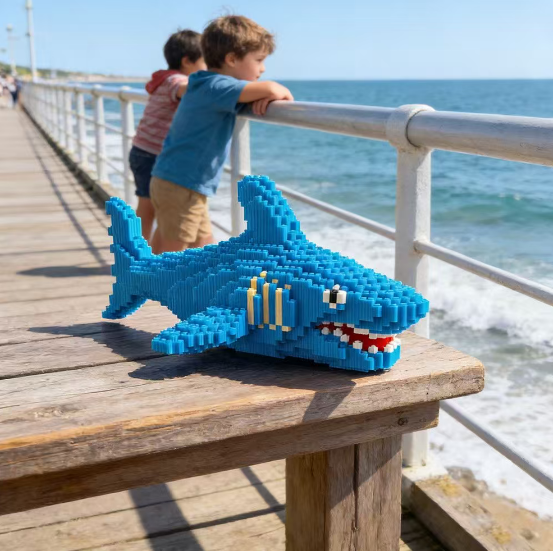 Shark Shaped Micro Particle Bu - Art Craft Bar recension och pris