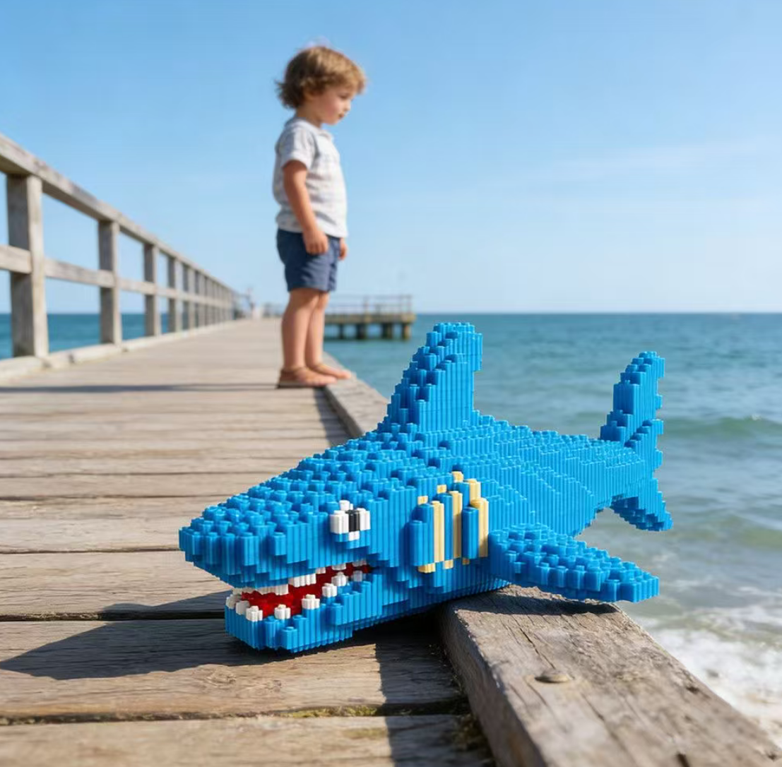 Shark Shaped Micro Particle Bu - Art Craft Bar recension och pris