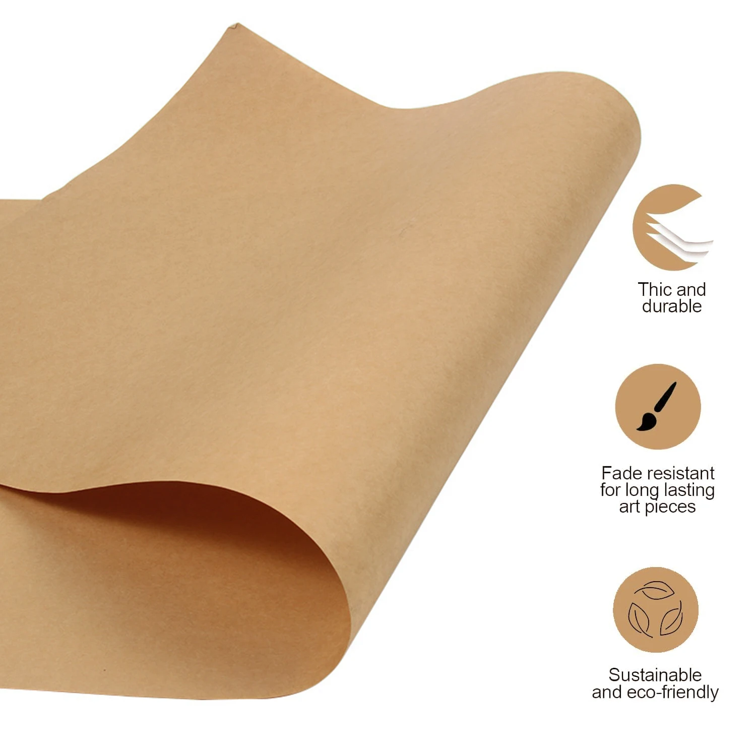 5/10m Brown Kraft Paper Roll F - Art Craft Movement recension och pris