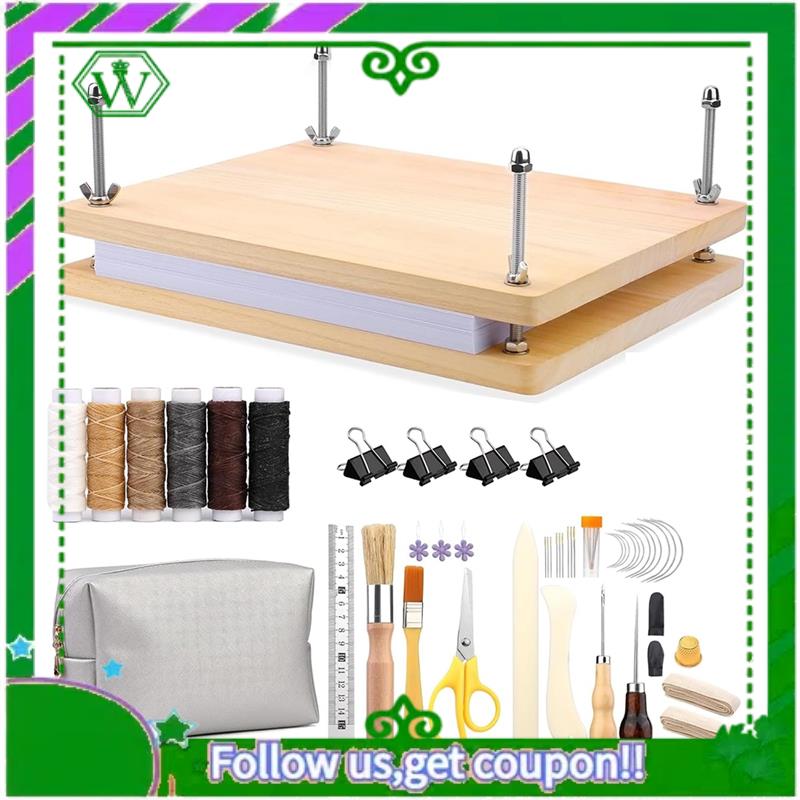 Reliable-Kits Wooden Book Pres - Bookbinding Supply Kit recension och pris