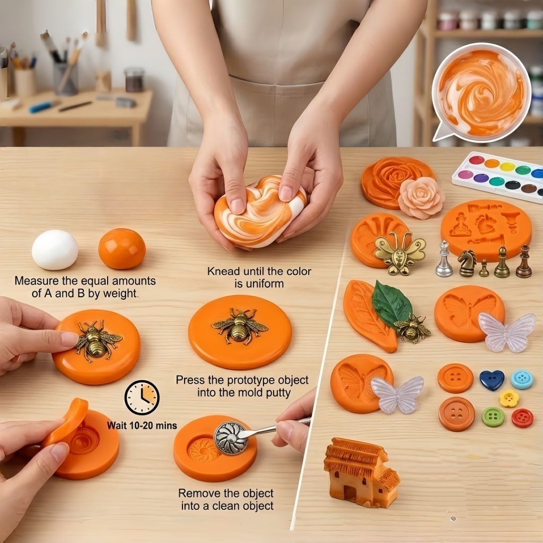 Silicone Putty DIY Crafting Se - Craft Art Set recension och pris