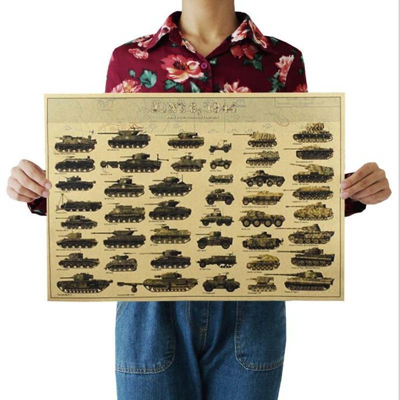 51x35cm Vintage World War II T - Art Craft Bar recension och pris