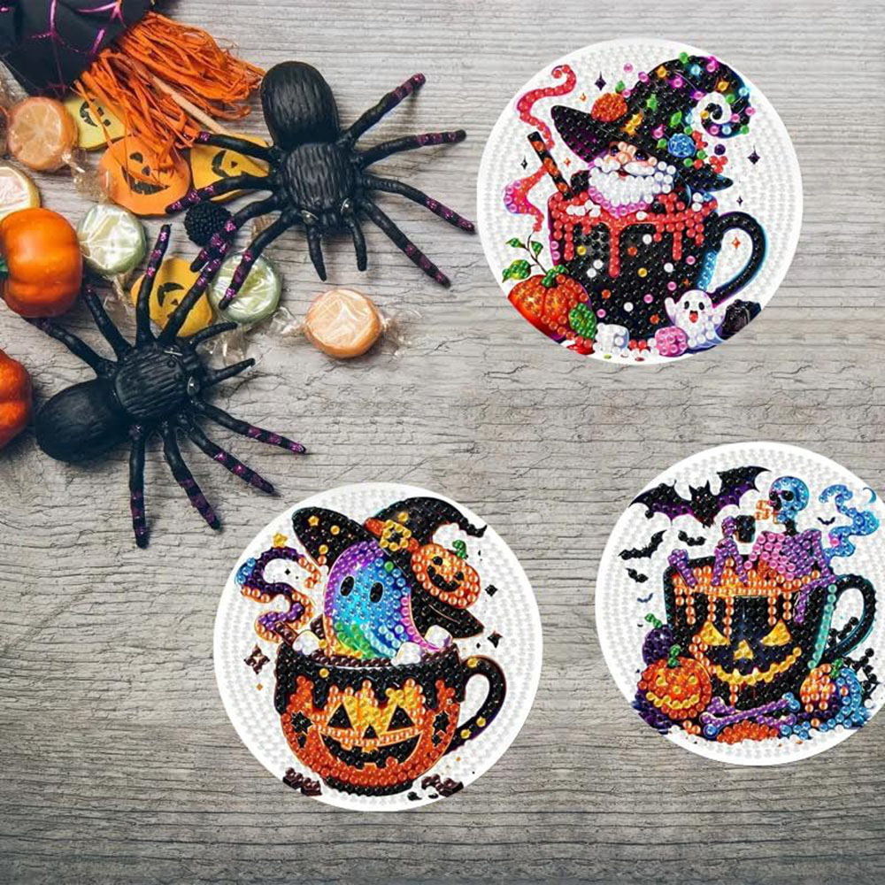 8PCS 5D Halloween Gnome Diamon - Art Craft Halloween recension och pris