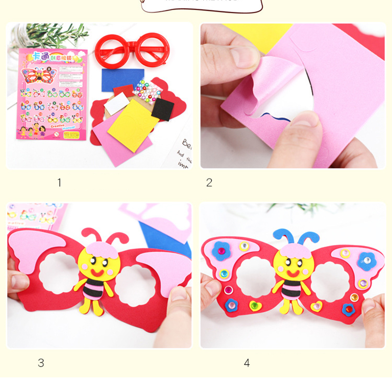2/6/12 Sets Cartoon EVA Diamon - Art Craft 6 Year Old recension och pris