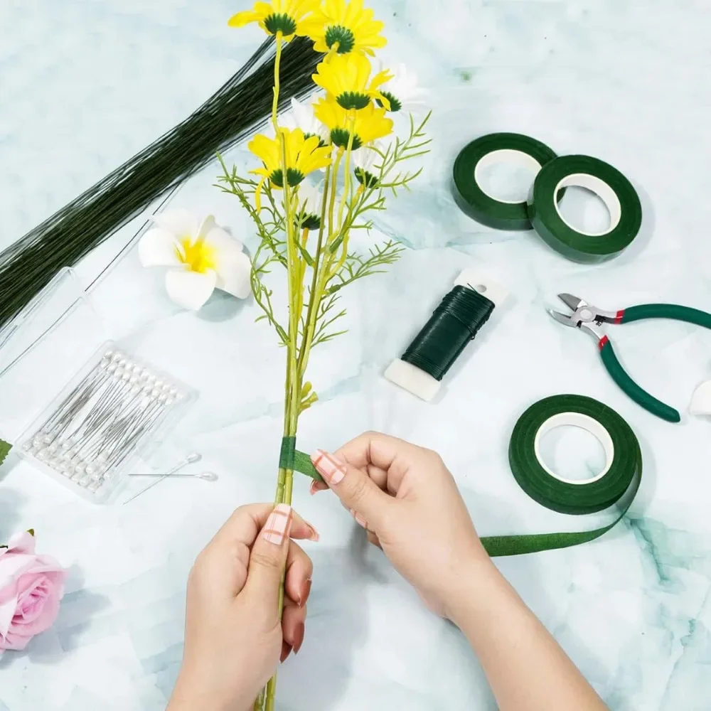 Green Beautiful Floral Tapes 1 - Art Craft Items recension och pris