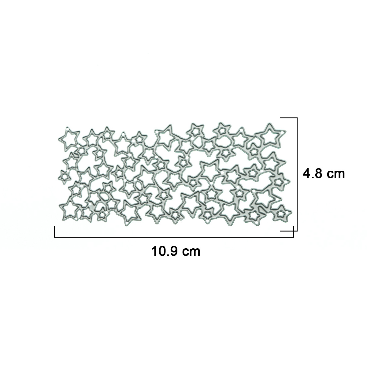 Star Conffeti Pattern Metal Di - Stencil Cutting Plotter recension och pris