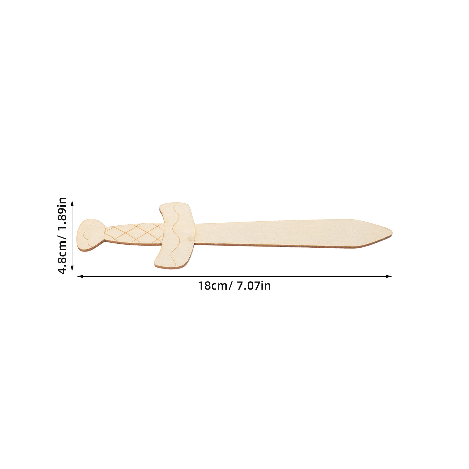 20Pcs Unfinished Wooden Pirate - Art Craft Kids recension och pris