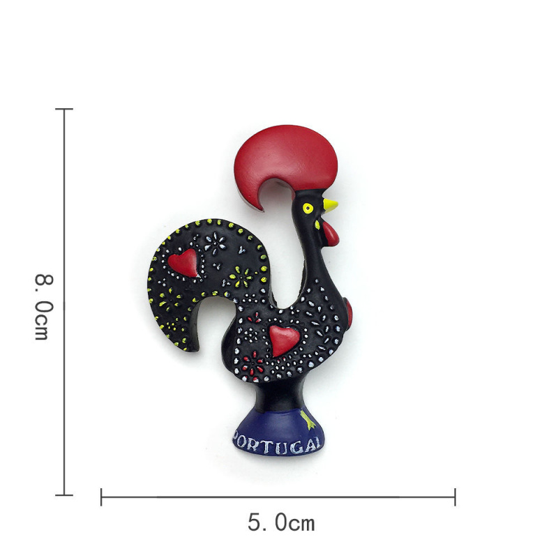 3D Portugal Gallic Rooster Mag - Art Craft Magnet recension och pris