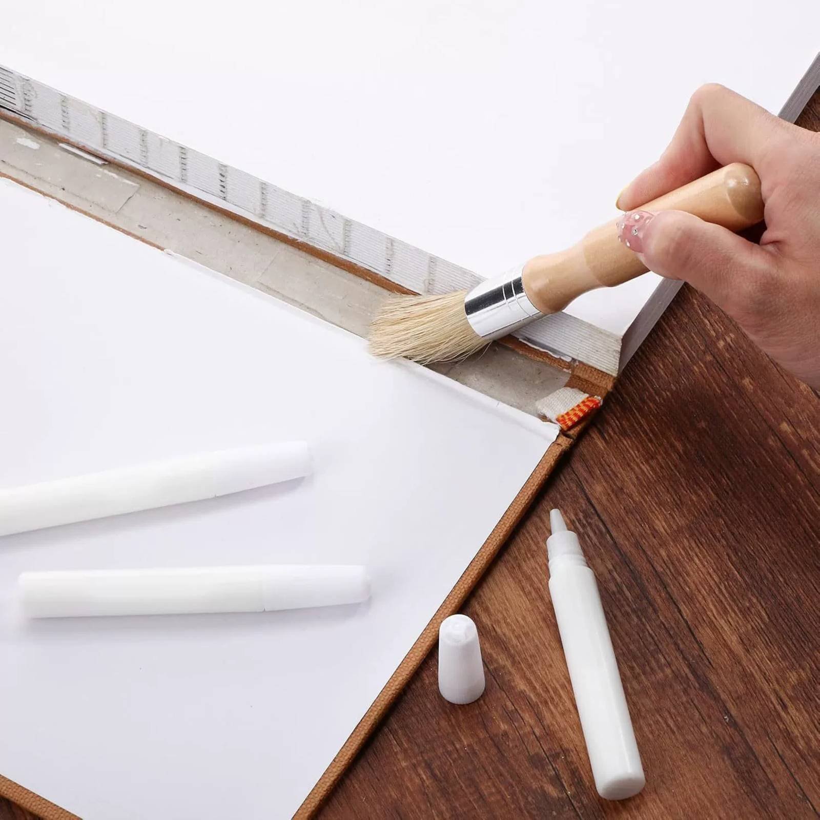 6 Pieces Book Glue and Brush S - Bookbinding Supply Kit recension och pris