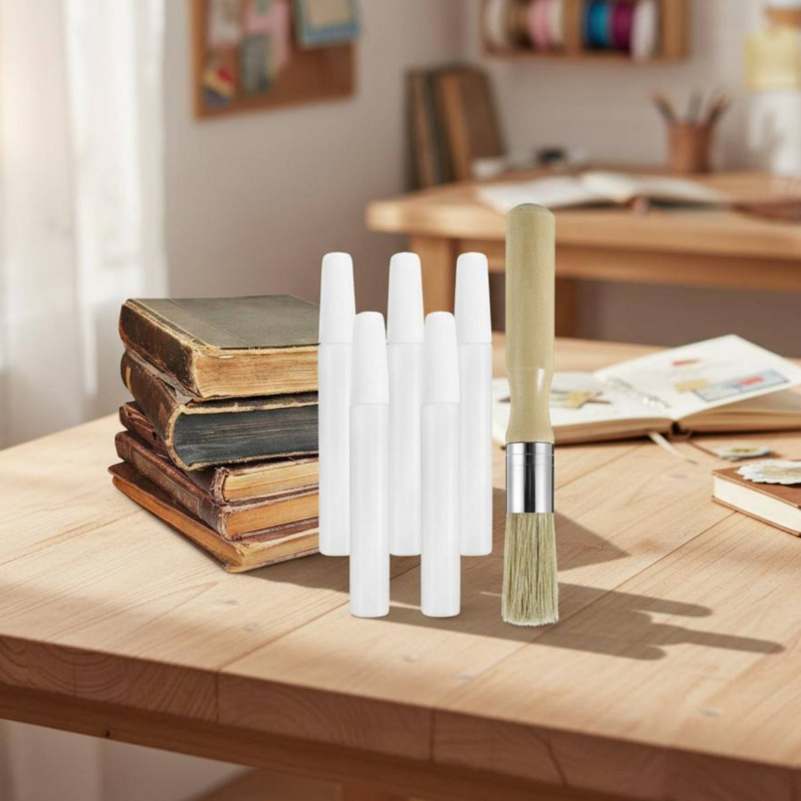 6 Pieces Book Glue and Brush S - Bookbinding Supply Kit recension och pris