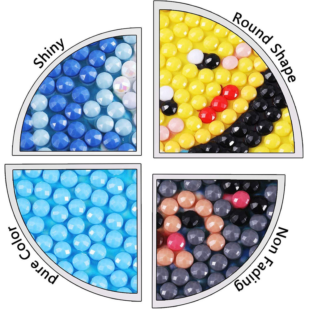 Easy Diamond Painting Stickers - Art Craft 6 Year Old recension och pris