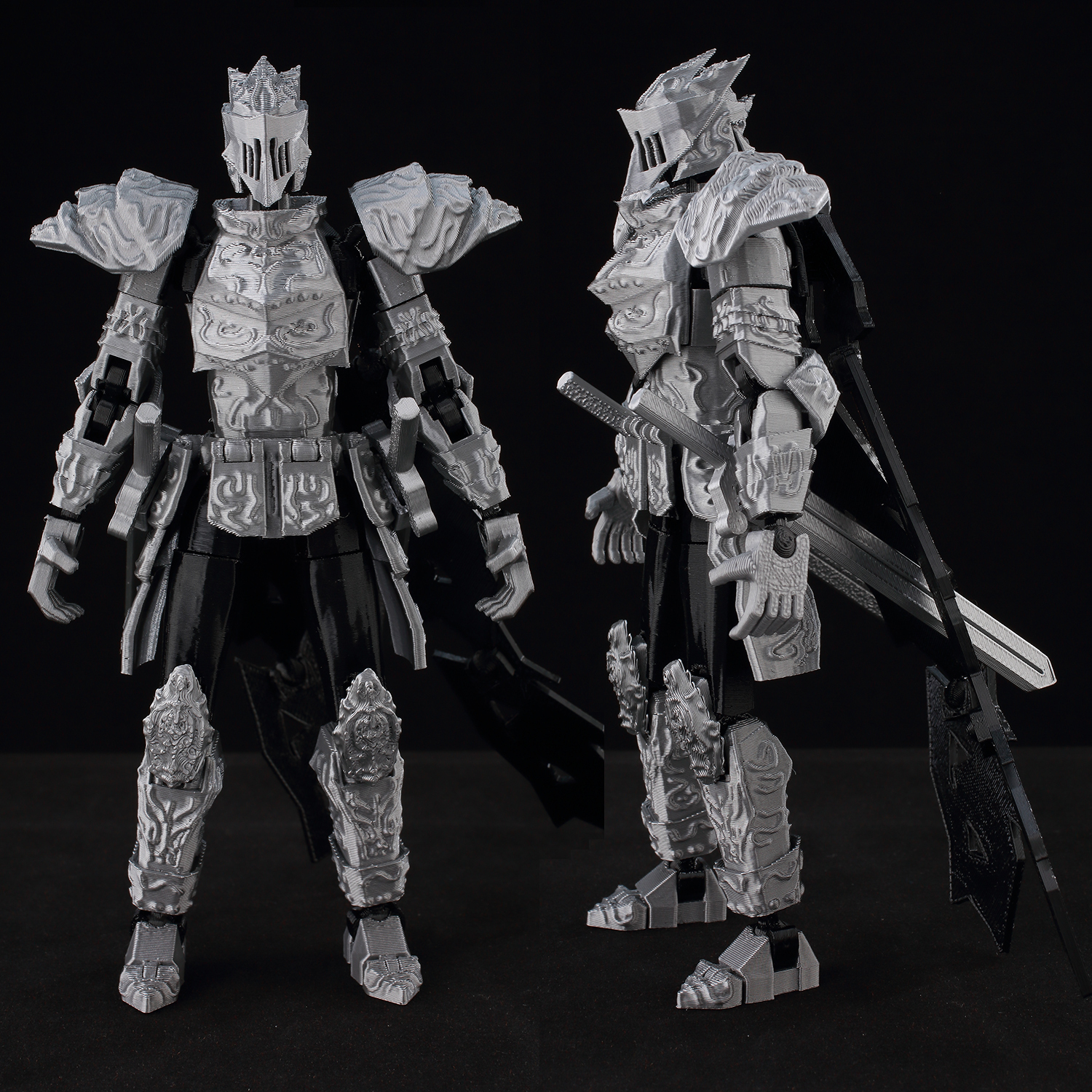 ​9L3D Lucky13 Silver Armor Kni - Art Craft Online recension och pris