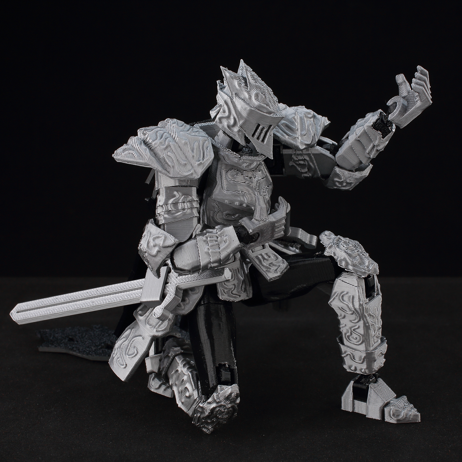 ​9L3D Lucky13 Silver Armor Kni - Art Craft Online recension och pris