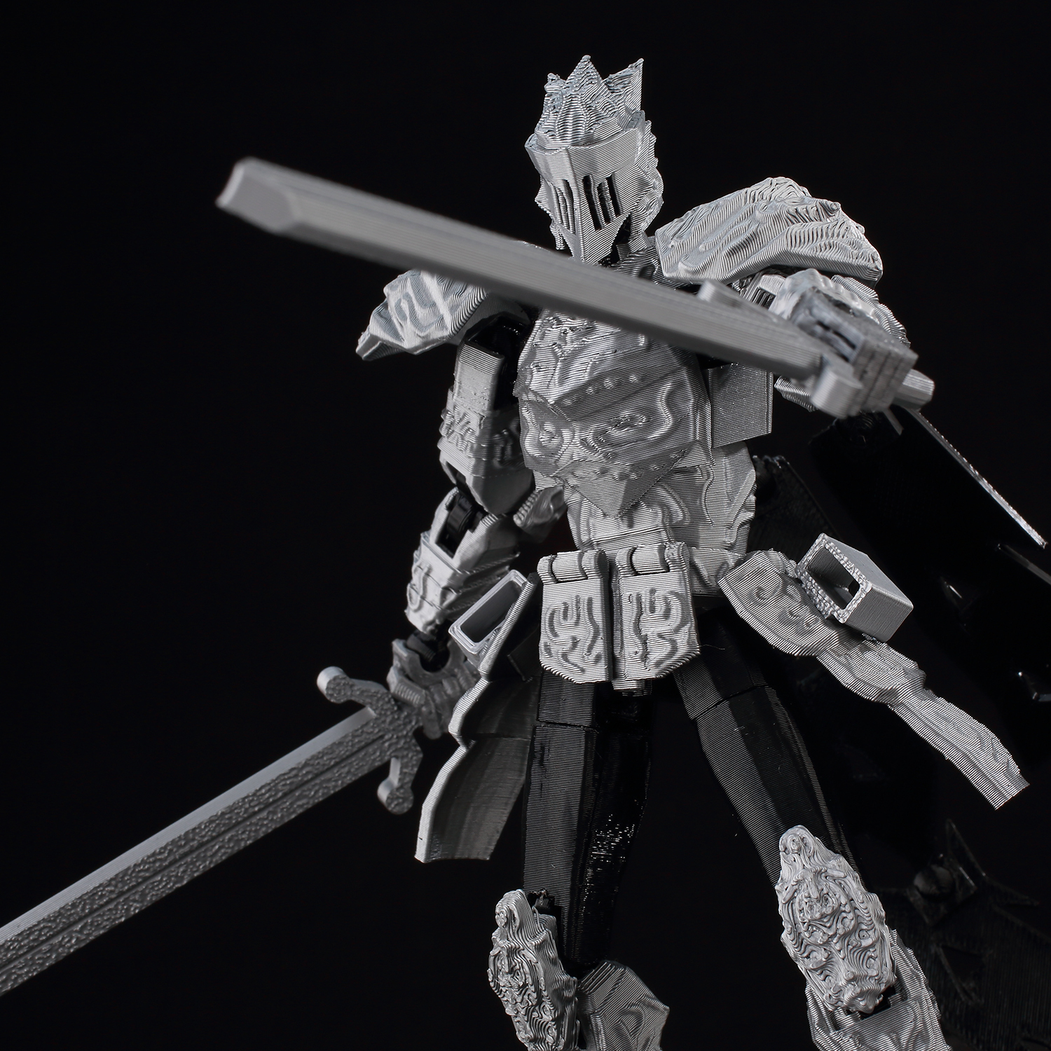 ​9L3D Lucky13 Silver Armor Kni - Art Craft Online recension och pris