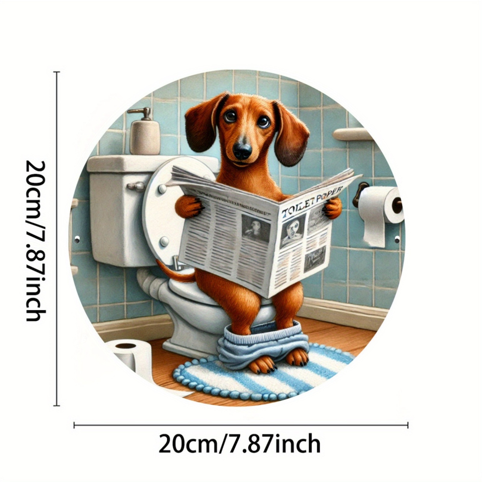 2D flat 1pc retro humorous Dac - Art Craft Movement recension och pris