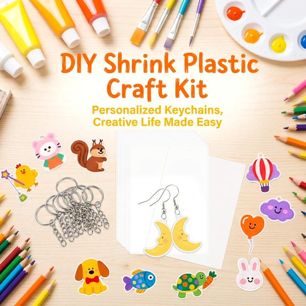 22PCS Shrink Film Sheets for D - Art X Craft recension och pris