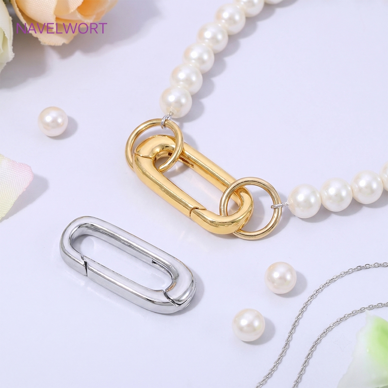1/2/4Pcs 18K Gold Plated Oval  - Art Craft Ideas recension och pris