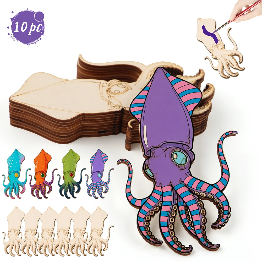 10pcs/set Unfinished Wood Craf - Craft Art Set recension och pris