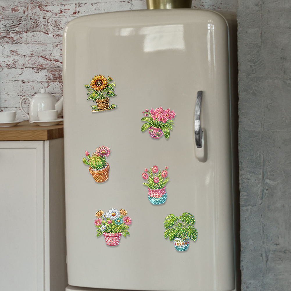 6 Pcs Diamond Art Fridge Magne - Art Craft Magnet recension och pris
