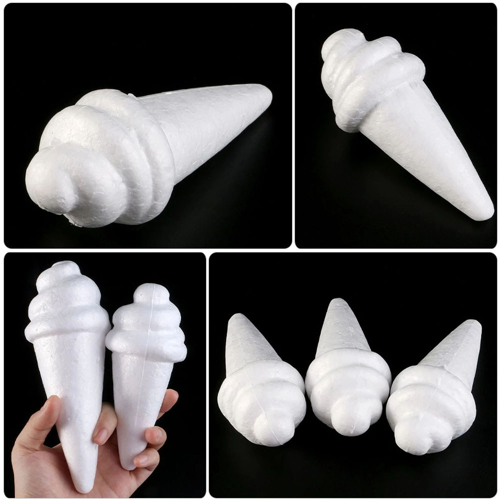 8Pcs Unfinished Ice Cream Foam - Art Craft Kids recension och pris