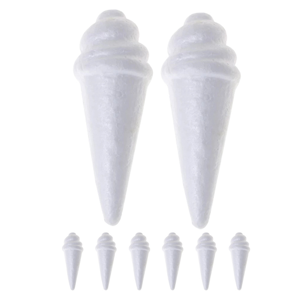 8Pcs Unfinished Ice Cream Foam - Art Craft Kids recension och pris