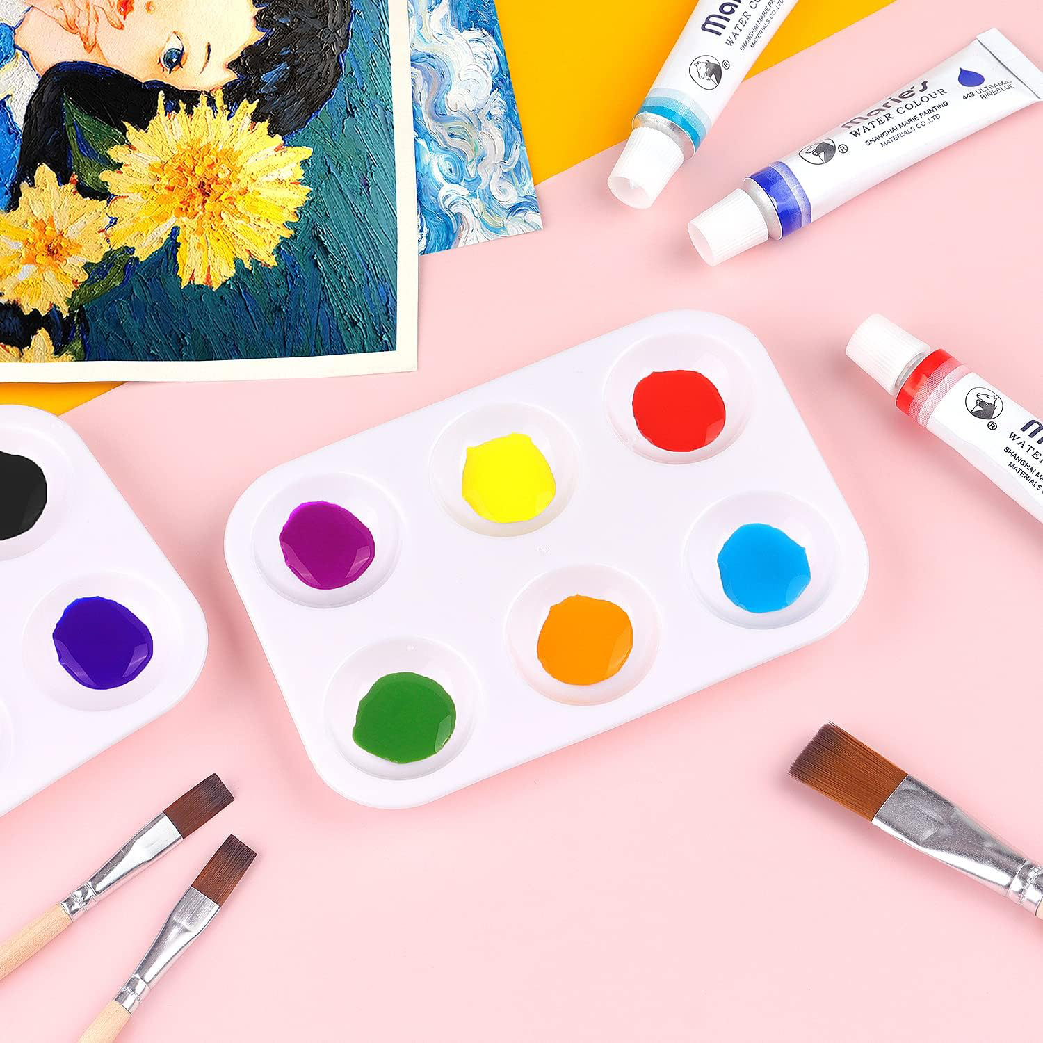 White Plastic Paint Tray Palet - Art X Craft recension och pris