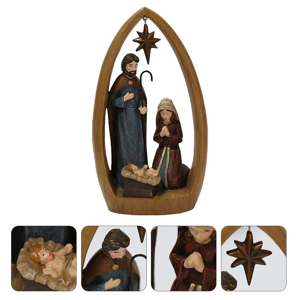 1Pcs Nativity Scene Christian  - Art Craft Bar recension och pris