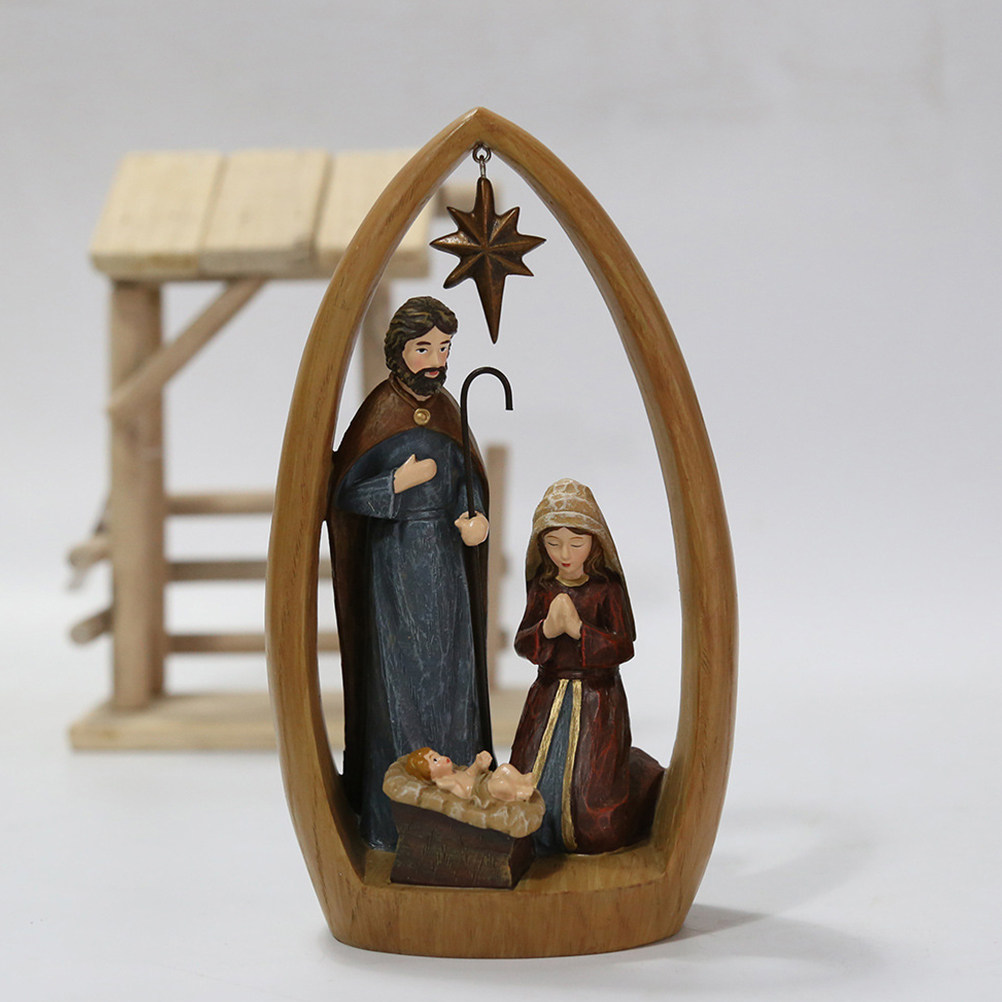 1Pcs Nativity Scene Christian  - Art Craft Bar recension och pris
