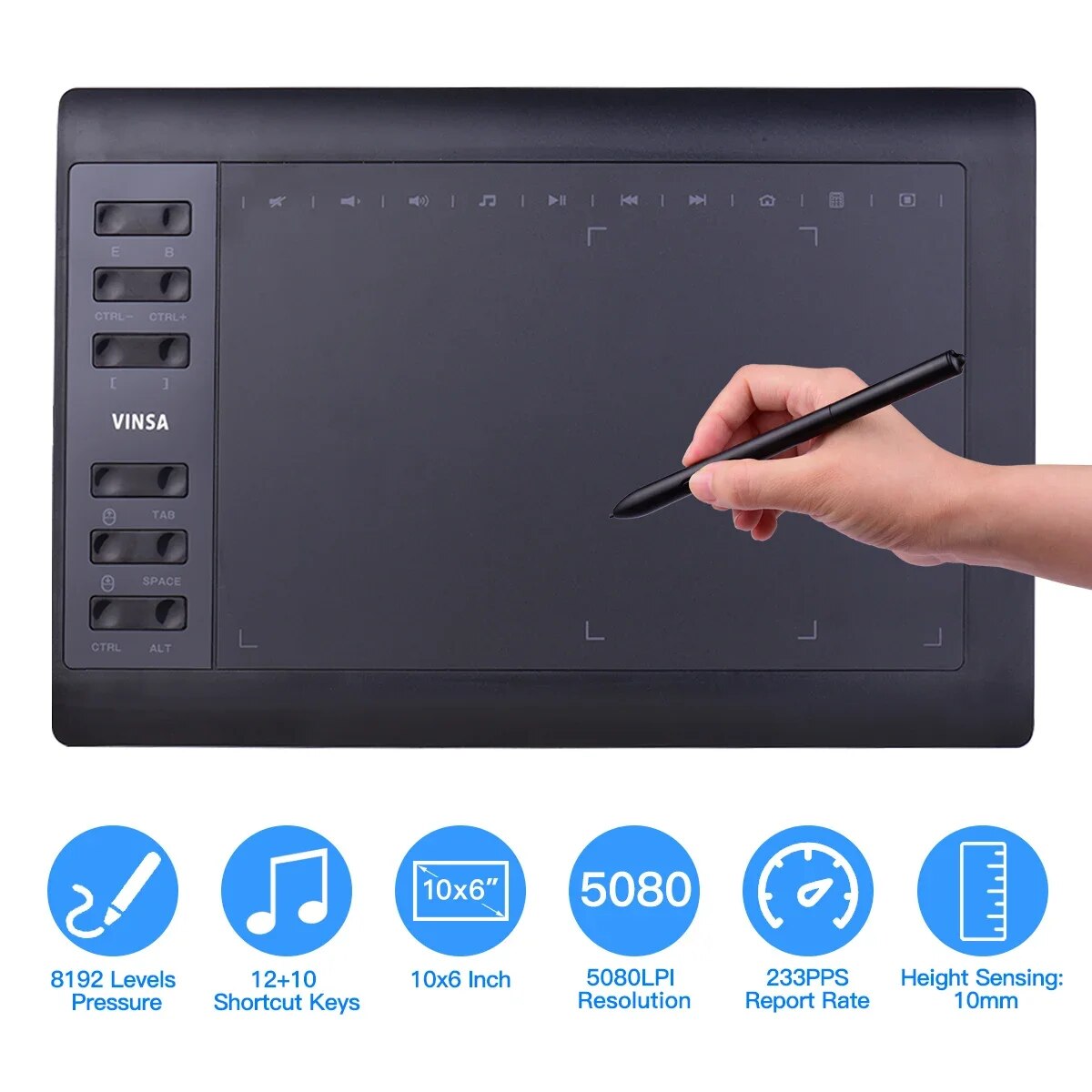 10x6 Inch Professional Graphic - Art Craft Online recension och pris
