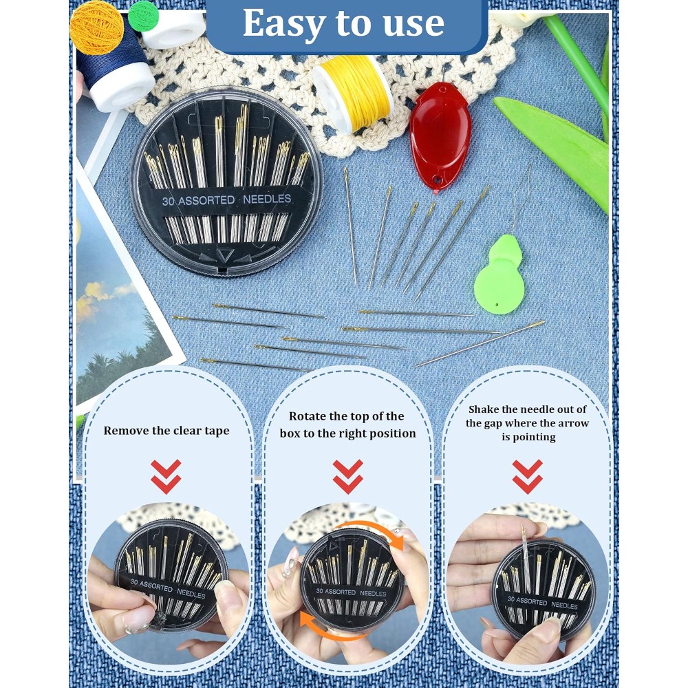 30-Count Steel Hand Sewing Nee - Craft Art Set recension och pris