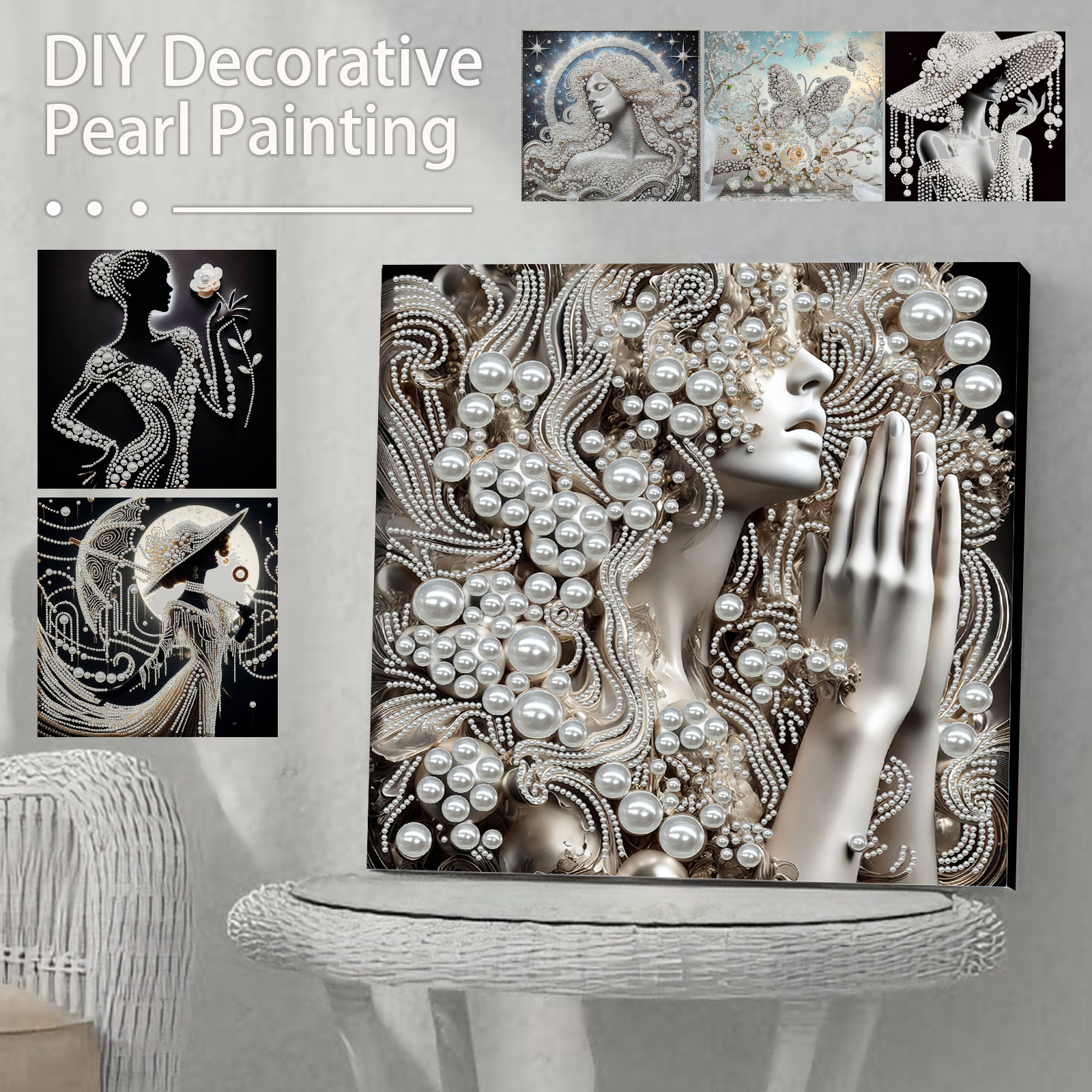 DIY Ladies Pearl Diamond Paint - Art Craft Picture recension och pris