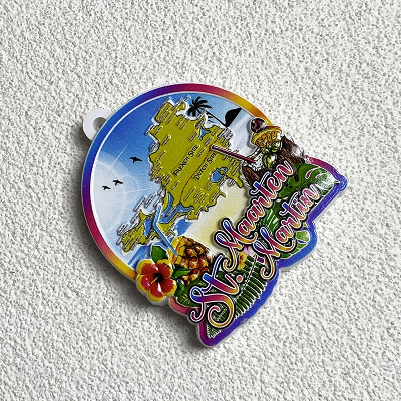 Saint Maarten Tourist Souvenir - Art Craft Magnet recension och pris