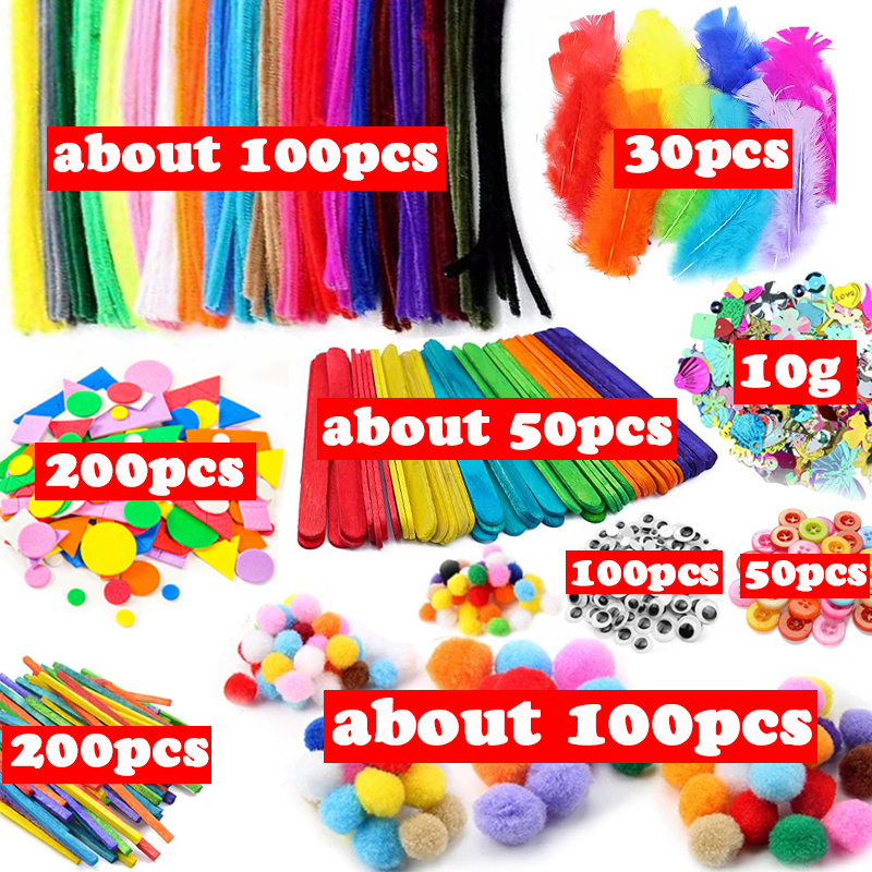 1000pcs Kids Crafts Art Suppli - Art Craft And Cloth recension och pris