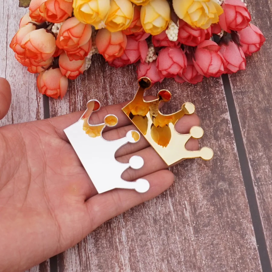 20pcs Acrylic Crown Mirror Wal - Art Craft Movement recension och pris