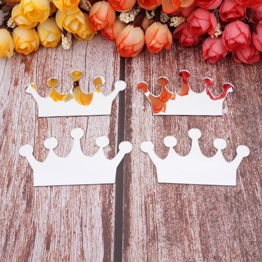 20pcs Acrylic Crown Mirror Wal - Art Craft Movement recension och pris