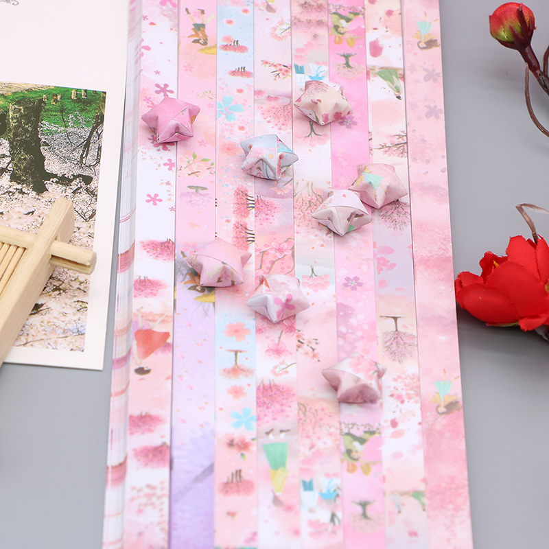 540 Sheets Sakura Origami Star - Art Craft Halloween recension och pris