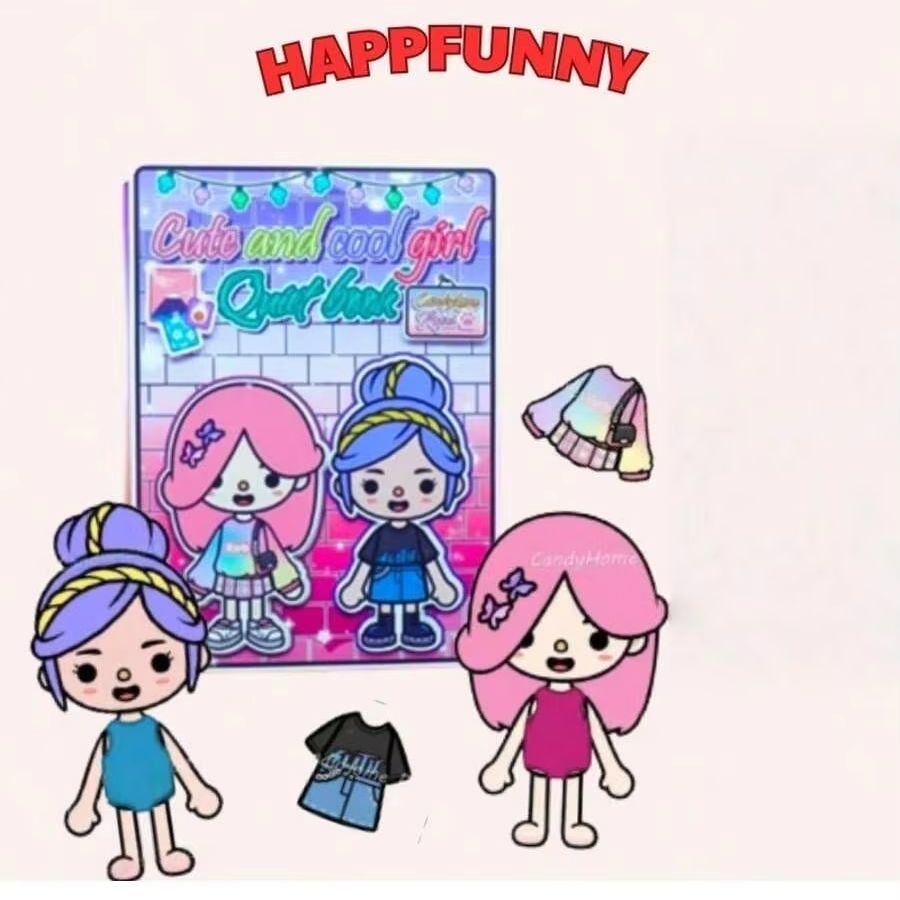 Paper Doll Theme DIY Sticker C - Art Craft 6 Year Old recension och pris