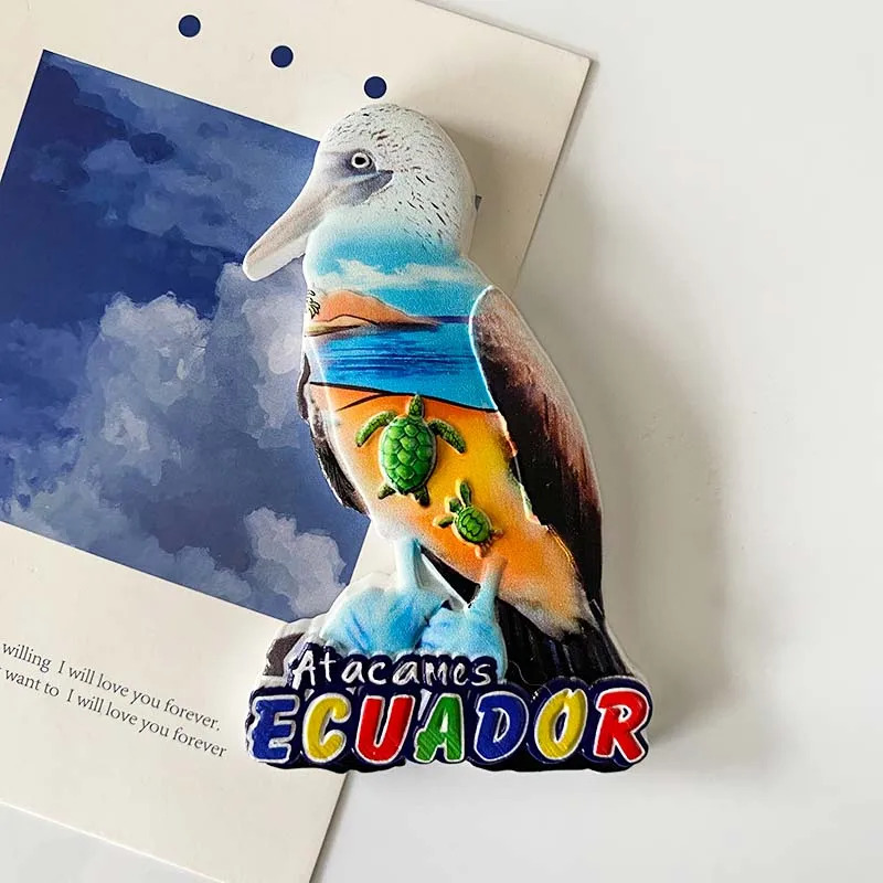1pc, Ecuador Travel Souvenirs  - Art Craft Magnet recension och pris
