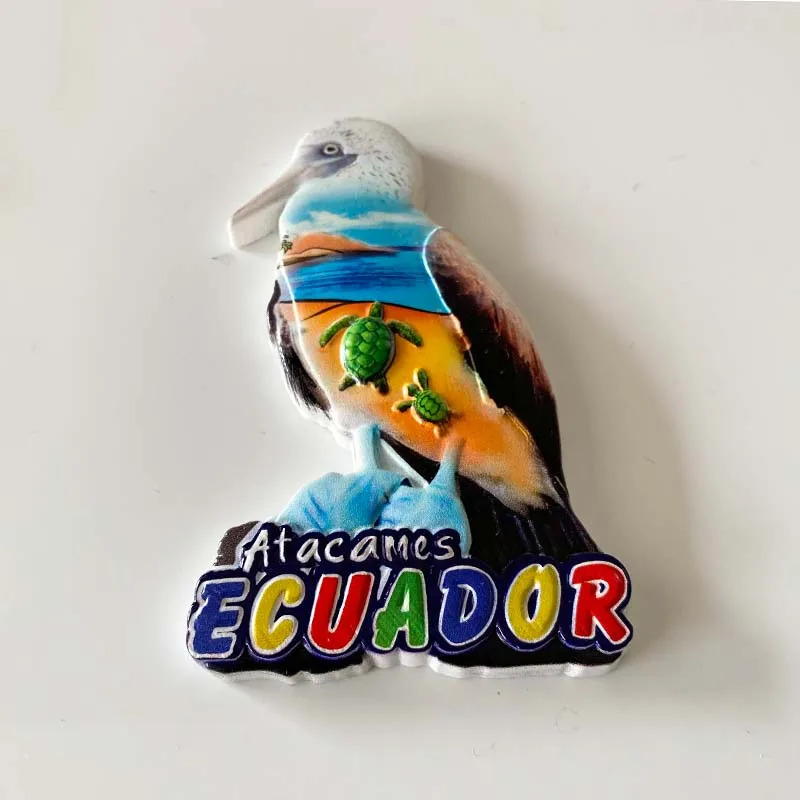 1pc, Ecuador Travel Souvenirs  - Art Craft Magnet recension och pris