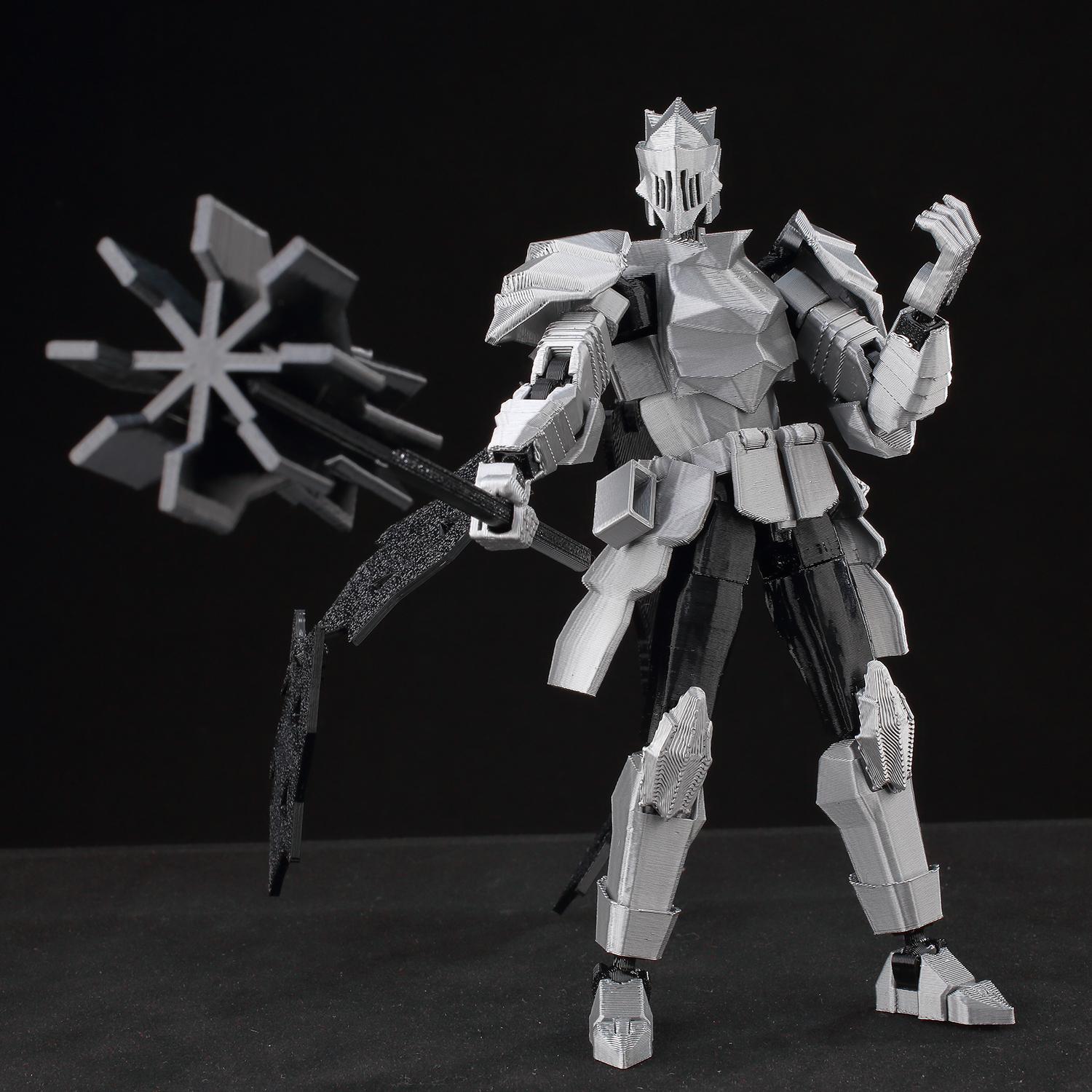 ​9L3D Lucky13 Silver Knight Ro - Art Craft Online recension och pris