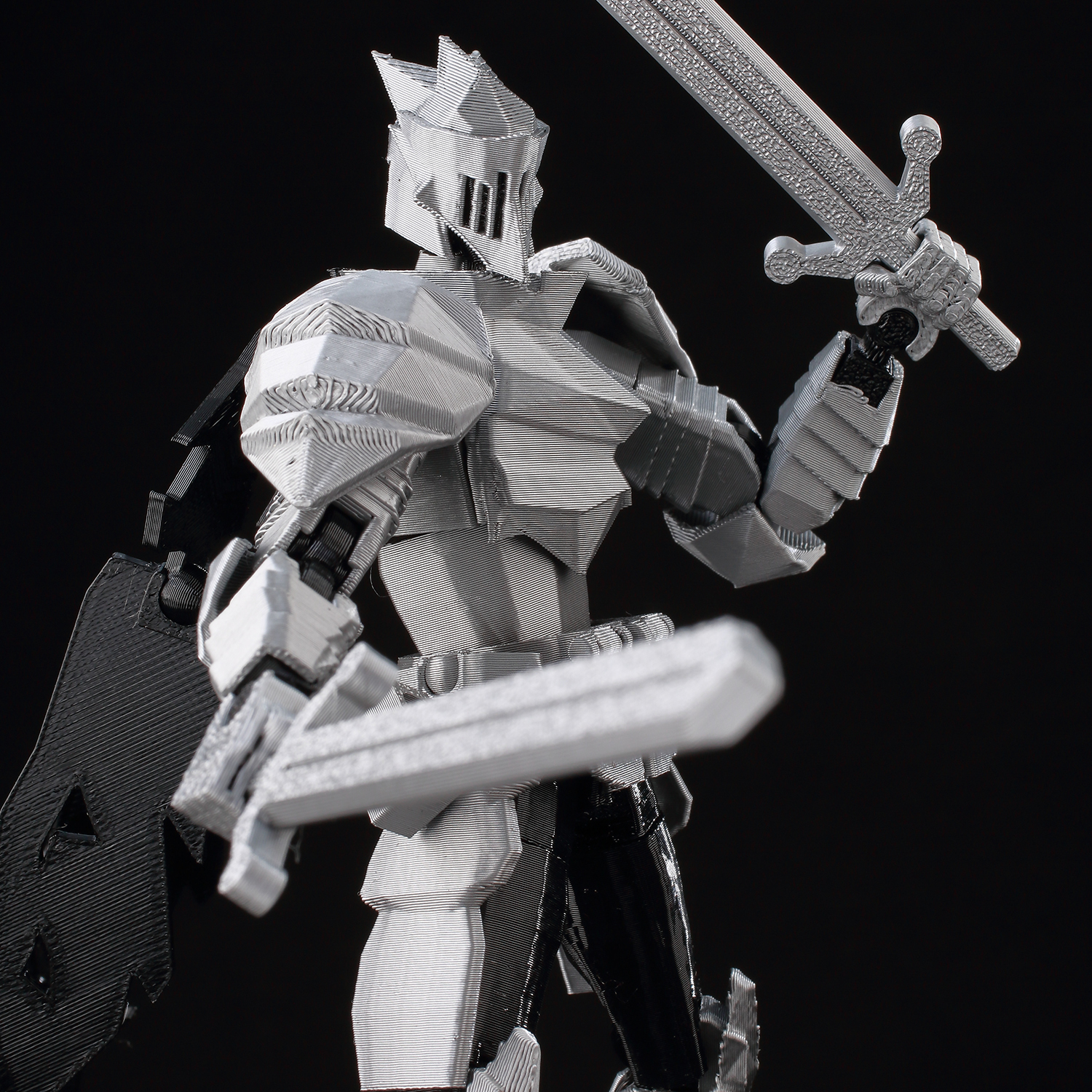 ​9L3D Lucky13 Silver Knight Ro - Art Craft Online recension och pris