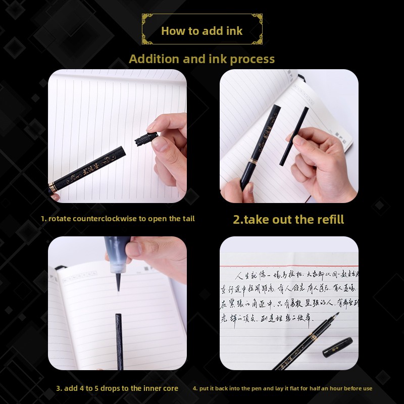 4PCS/SET Calligraphy Art Marke - Craft Art Set recension och pris
