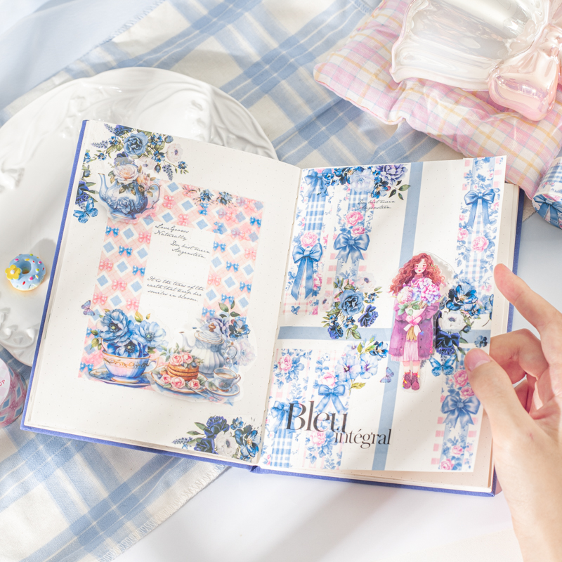 3 Rolls Plaid Texture Washi Ta - Art Craft Notebook recension och pris